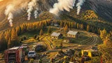 Incendi nel Vco: cinque focolai attivi, Vigili del Fuoco e Aib impegnati anche con mezzi aerei