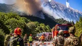 Incendio sul Morrone: rogo circoscritto ma operazioni di spegnimento ancora in corso