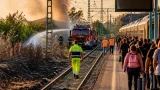Incendio vicino ai binari: disagi sulla linea Milano–Piacenza e ritardi per i pendolari di Piacenza