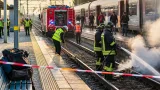 Incendio vicino ai binari: sospesa la linea Milano–Piacenza, disagi per i pendolari a Piacenza
