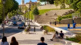 Isernia, riaperta via Aldo Moro: restituiti alla città anfiteatro, piazzetta e campo da basket