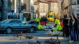 Lite per viabilità a Lanzo Torinese: auto investe gruppo di ciclisti, quattro feriti