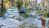 Nubifragio e grandinata a Ferrara: strade bloccate, auto danneggiate e allagamenti