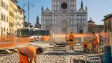 Piazza San Marco a Firenze: asfalto stampato per sostituire le pietre, modifiche al traffico