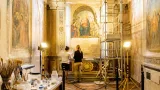 Restauro riporta alla luce scene mariane nell’ex chiesa delle Fortezze a Viterbo