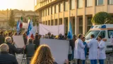Sanità vibonese, sit‑in alla Cittadella contro la delibera che esclude l'emodinamica H24
