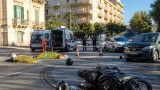 Siracusa, scontro fra auto e moto a Viale Scala Greca: due feriti trasportati in ospedale