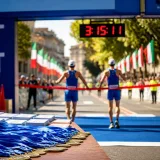 Stano e Fiorini campioni d'Europa: oro azzurro e record mondiale nella maratona di marcia