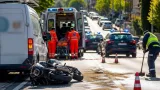 Teramo, incidente a Piano della Lenta: centauro trasferito al pronto soccorso
