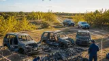Tre SUV cannibalizzati ritrovati nelle campagne di Tuturano durante controlli aerei dei Carabinieri