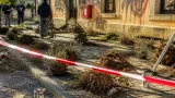 Vandali devastano la nuova Stazione di posta a Preda Istrada: piante sradicate e scritte razziste