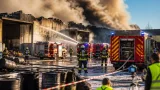 Vasto incendio alla Polirecuperi di Cornaredo, Arpa effettua rilievi sulla diossina