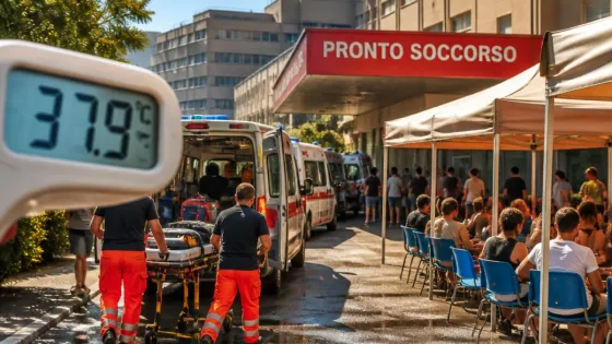 Ondata di caldo: a Savona centinaia di accessi al Pronto soccorso, pressione sui reparti