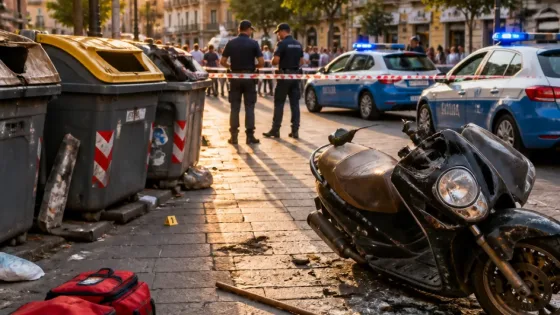Salerno: arrestato un uomo dopo aggressione in centro, due agenti feriti