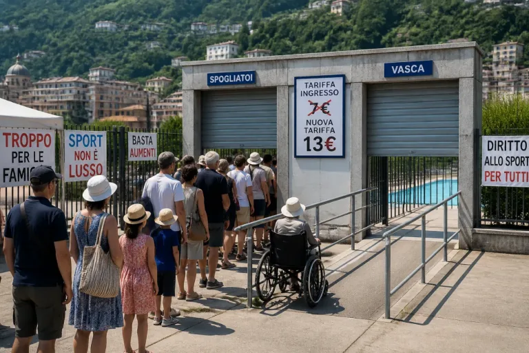 A Como le piscine pubbliche costano come resort: aumenti e chiusure riducono l'accesso al fresco