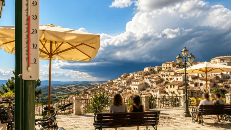 A Ferragosto a Potenza sole e caldo, ma da domenica possibile instabilità e aria più fresca