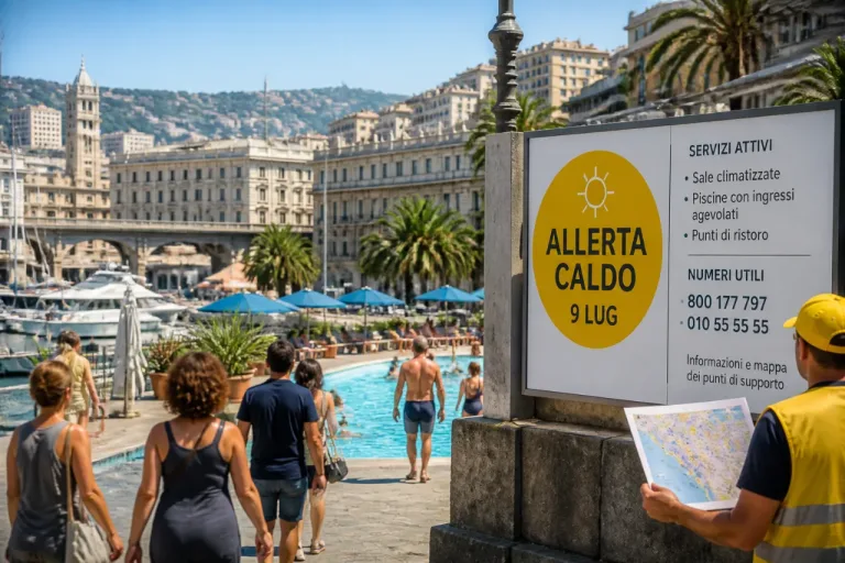 A Genova torna il bollino giallo: allerta caldo per giovedì 9 luglio