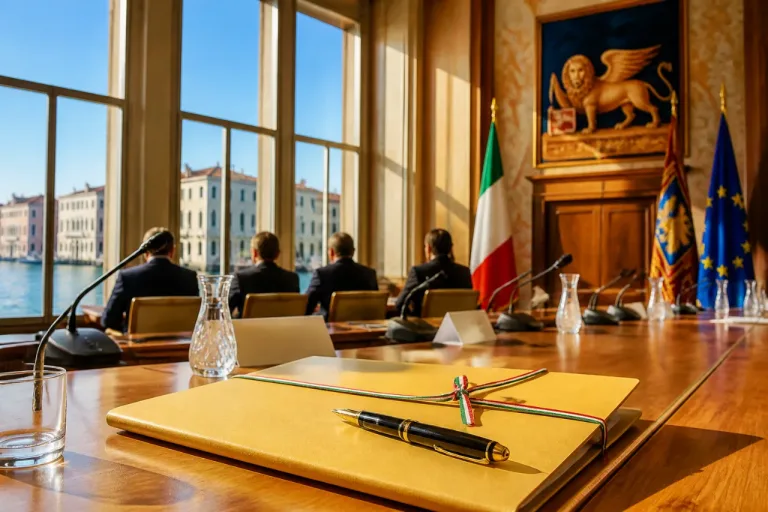 A Palazzo Ferro Fini ricevuto il nunzio in Zambia e Malawi: incontro istituzionale a Venezia