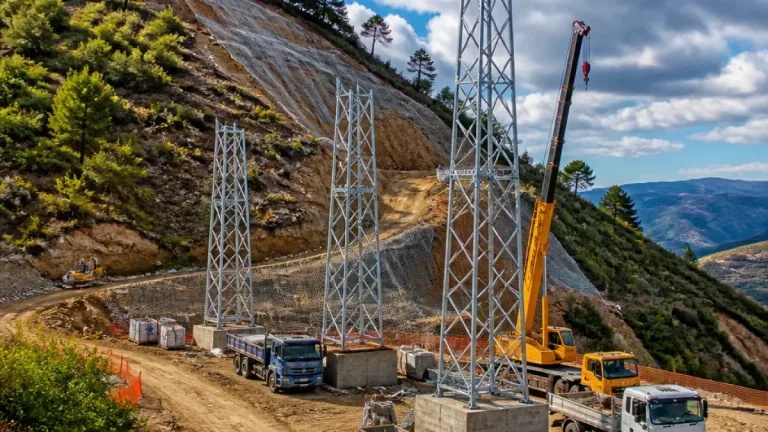 A Polia partiti i cantieri per tre nuovi sostegni dell’elettrodotto Maida–Rizziconi