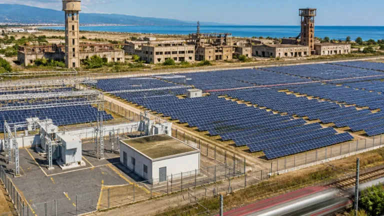 A Saline Joniche il più grande impianto fotovoltaico di Ferrovie dello Stato: 8,9 MW per alimentare i treni