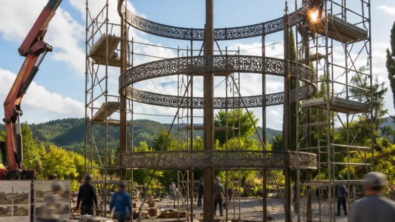 A Stia arriva il 'Terzo Paradiso' di Pistoletto: opera in ferro battuto per la Biennale