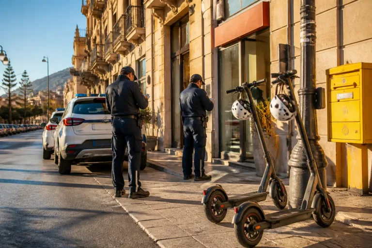 A Trapani controlli sui monopattini: 8 sanzioni e 600 euro di verbali nel weekend