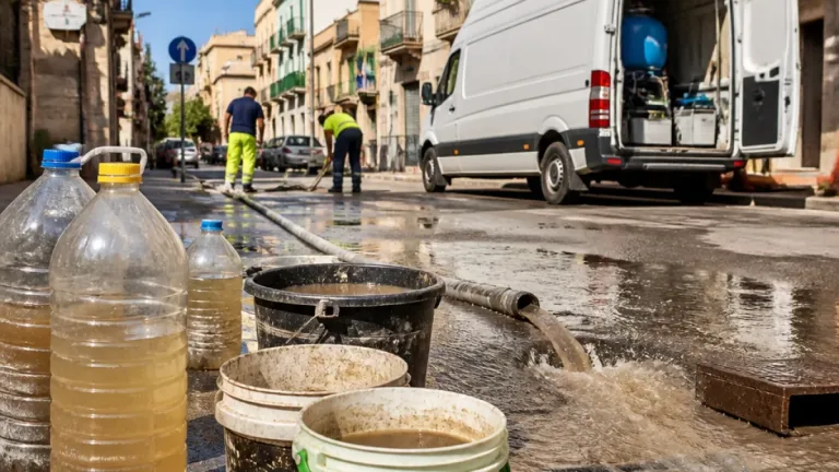 A Trapani torna l'allarme acqua: nuove segnalazioni di torbidità e odori sgradevoli