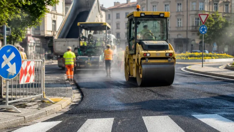 A Udine un piano straordinario di asfaltature: 51 strade e nuove strisce più durature