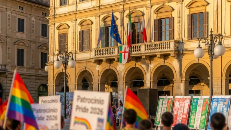 A Vercelli il patrocinio al Pride apre la polemica: attacco di Futuro Nazionale