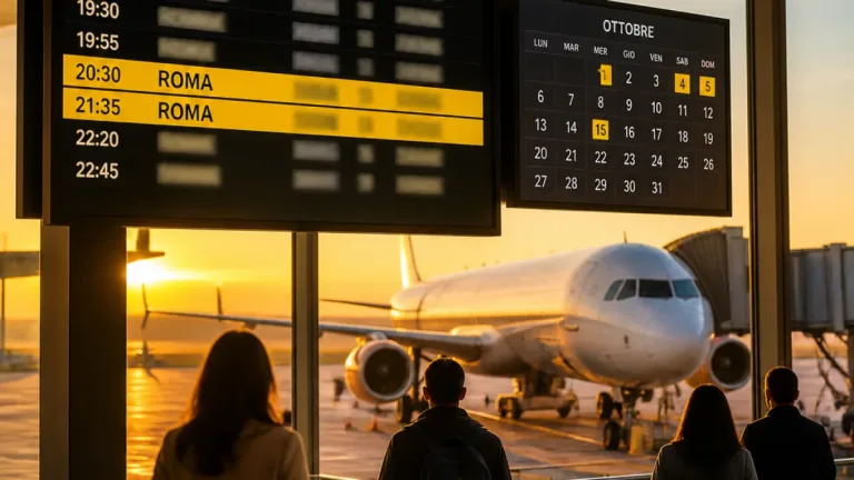 Aeroitalia cambia l'orario serale per alcuni voli Roma–Alghero e aumenta i posti in ottobre