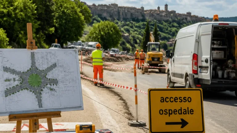 Affidata la verifica tecnica della rotatoria per il nuovo ospedale Narni-Amelia