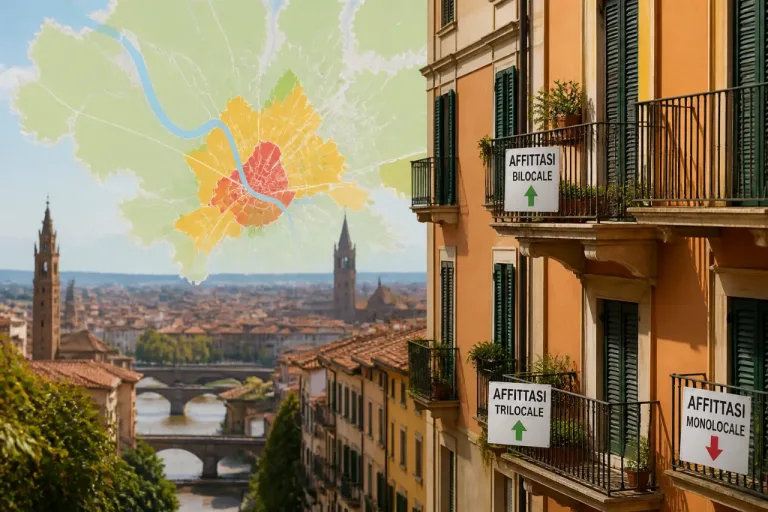 Affitti a Verona: bilocali e trilocali aumentano, il centro e Borgo Trento restano i più cari