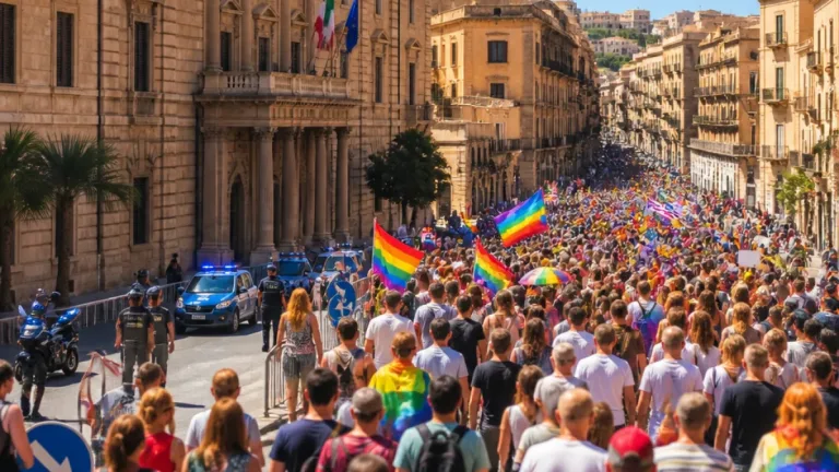 Agrigento: circa 1.000 persone alla parata del Pride, corteo per le vie cittadine