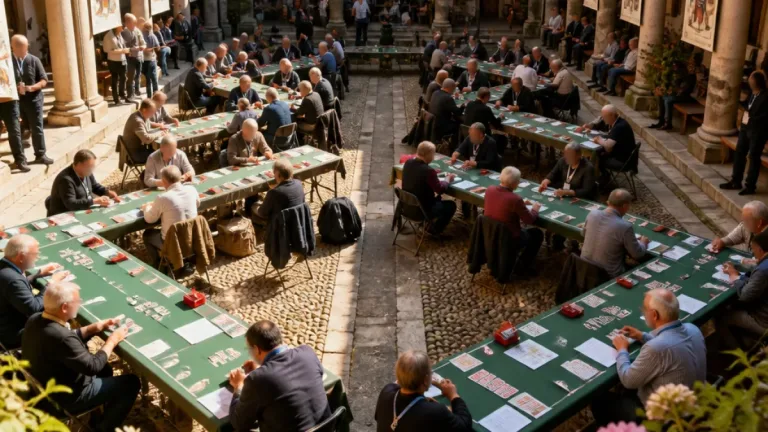 Al Chiostro di San Sebastiano il bridge si apre alla città: successo per il primo torneo