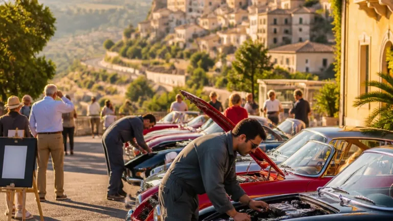 Al via l’Autogiro della Provincia di Ragusa: tre giorni tra auto d’epoca, borghi e degustazioni