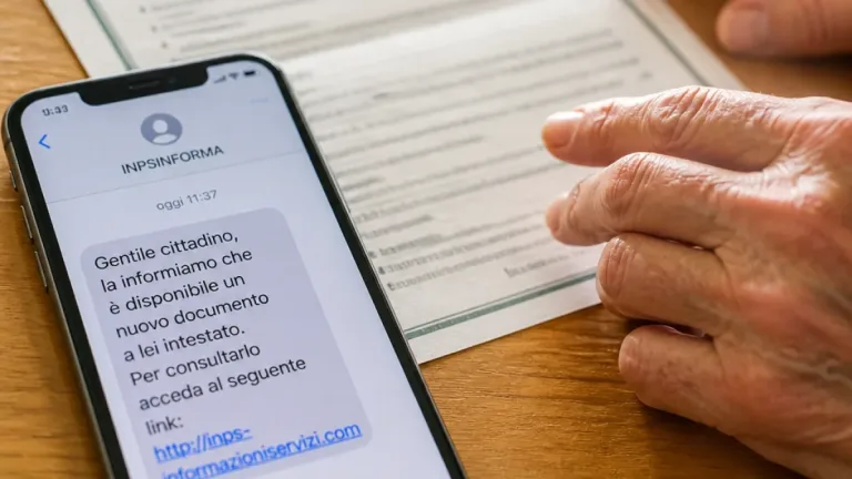 Allarme phishing a Taino: sms falsi firmati “INPSINFORMA”, la polizia locale invita alla prudenza
