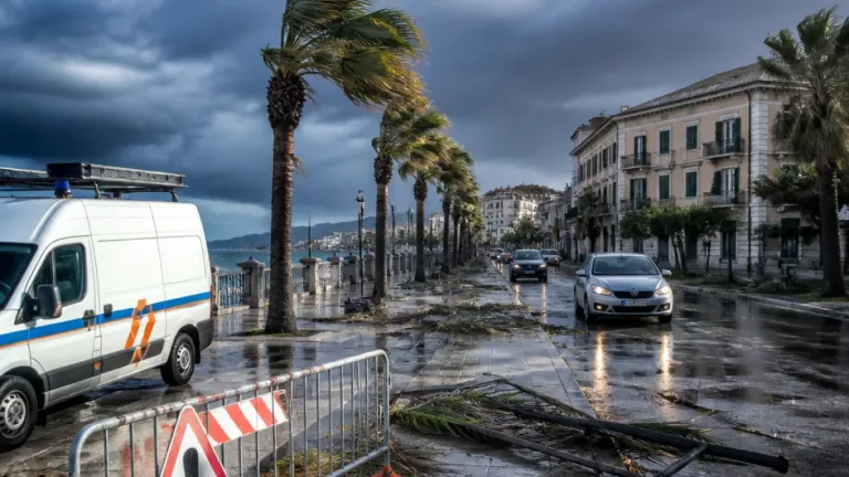 Allerta gialla per maltempo su tutta la provincia: rischi di pioggia intensa e vento