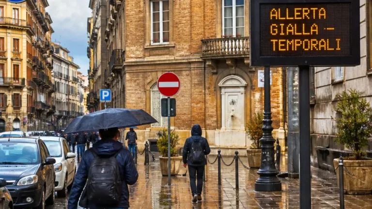 Allerta meteo: pioggia e temporali previsti anche su Chieti