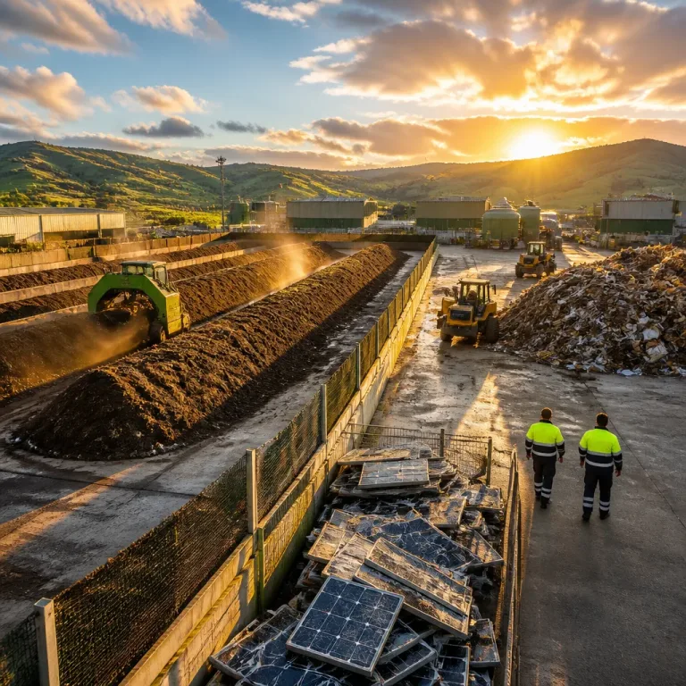 Progitec amplia la filiera dei rifiuti: compostaggio, riciclo fotovoltaico e impianto per ingombranti