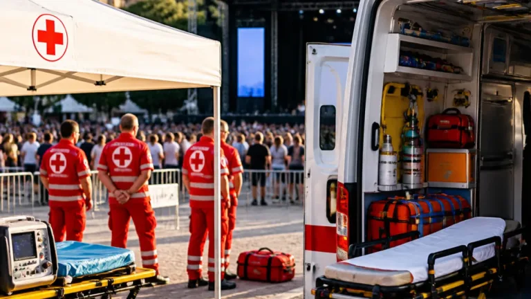 Ancona, la Croce Rossa: il presidio sanitario che ha garantito l’«Arena in Città»
