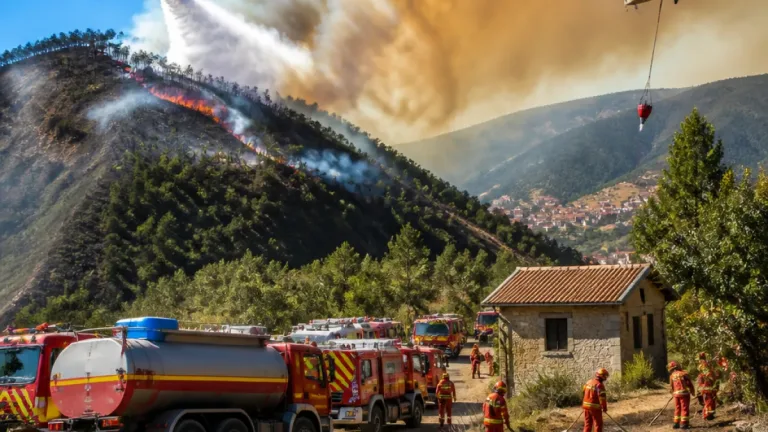 Ancora fiamme sul Monte Barone: allerta alta, chiuse strade e sentieri