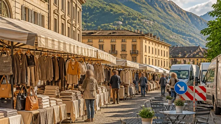 Aosta, a Morgex torna il mercato itinerante de Gli Ambulanti di Forte dei Marmi®