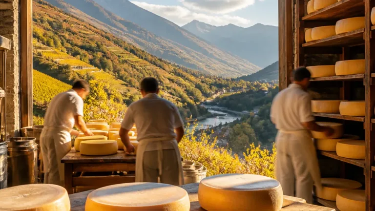 Aosta, la Valle d'Aosta raccontata attraverso Fontina DOP, vigneti e produttori locali