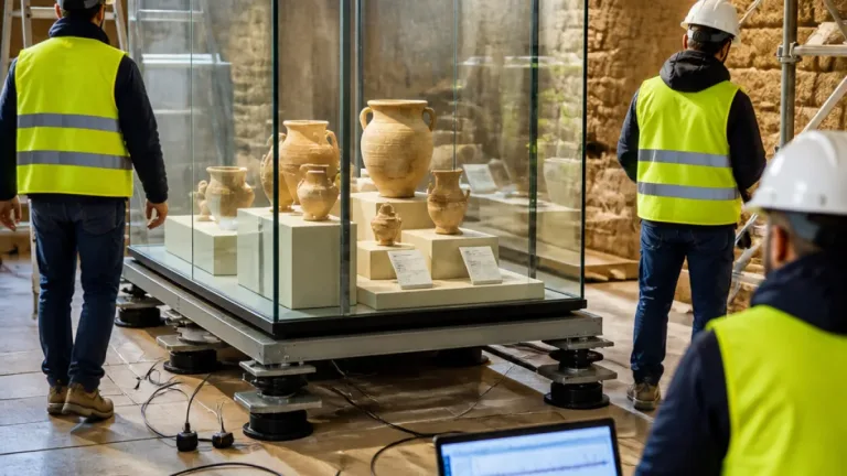 Ascoli Piceno: bacheche antisismiche sperimentate al Museo Archeologico per proteggere i reperti