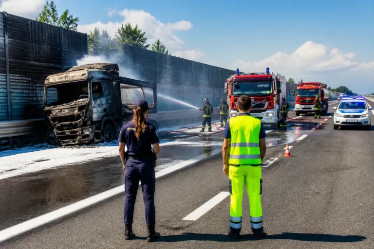 Autocarro in fiamme sull'A4 tra Palmanova e San Giorgio di Nogaro: nessun ferito