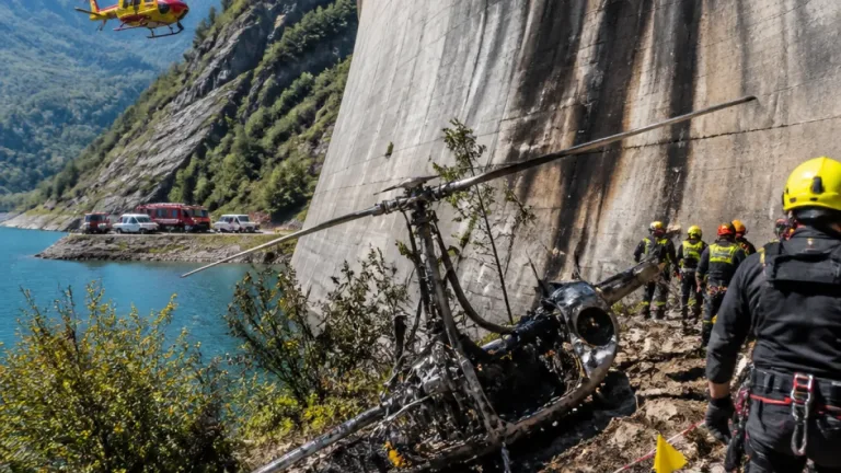 Autogiro precipita alla diga di Campliccioli: due persone perdono la vita