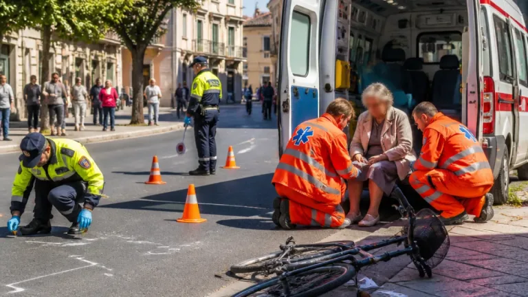 Avellino, anziana urtata da una bicicletta in corso Vittorio Emanuele: indaga la Polizia Municipale