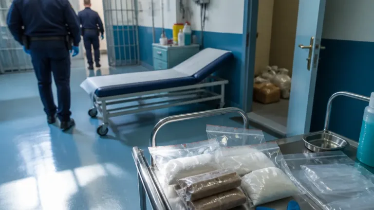 Avellino, blitz in carcere: sequestrata droga nell'infermeria della Casa Circondariale