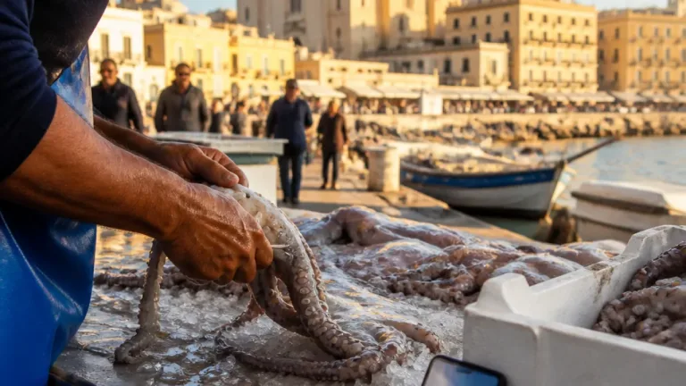 Bari, allarme sull'uso del polpo crudo: l'infettivologo avverte, la città replica
