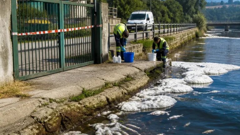 Benevento: depuratore sequestrato dopo schiume, cattivi odori e pesci morti nel Calore